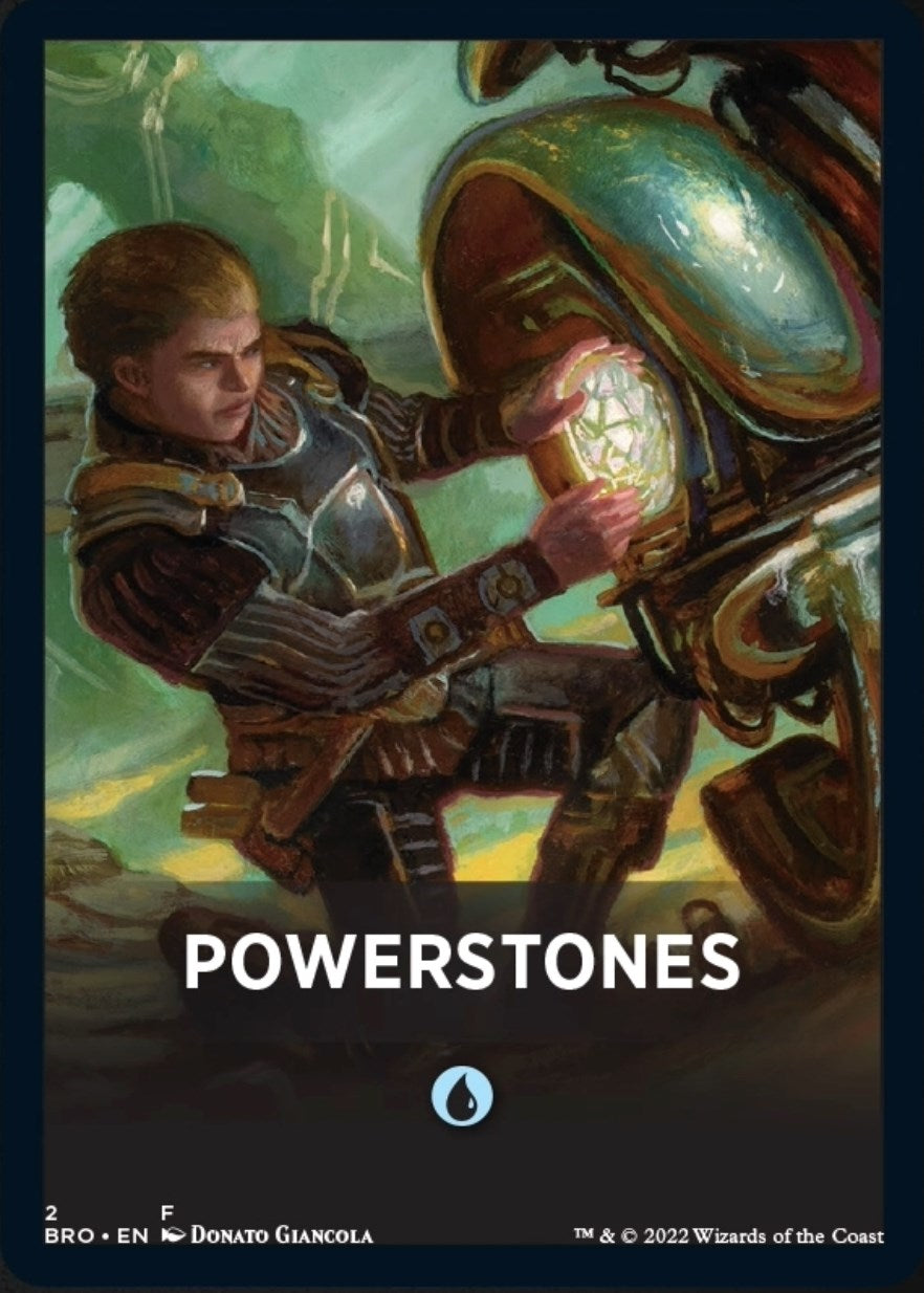 Powerstones Theme Card [The Brothers' War Tokens] | Rock City Comics