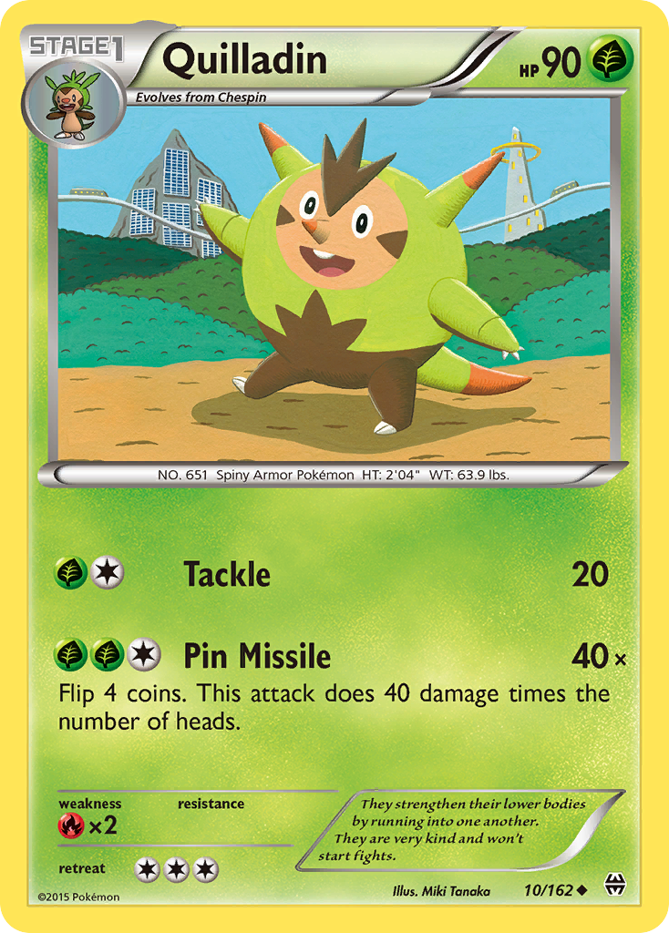 Quilladin (10/162) [XY: BREAKthrough] | Rock City Comics