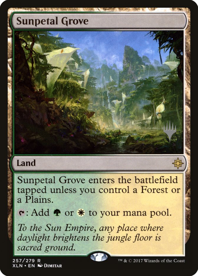 Sunpetal Grove (Promo Pack) [Ixalan Promos] | Rock City Comics