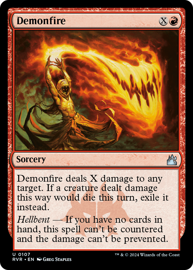 Demonfire [Ravnica Remastered] | Rock City Comics