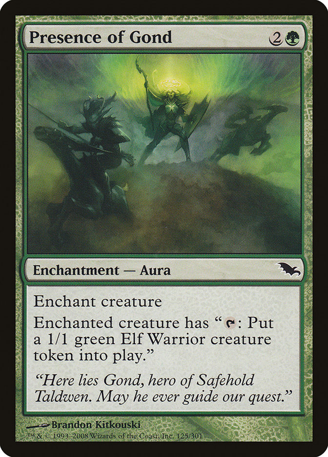 Presence of Gond [Shadowmoor] | Rock City Comics