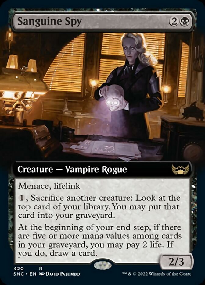Sanguine Spy (Extended Art) [Streets of New Capenna] | Rock City Comics
