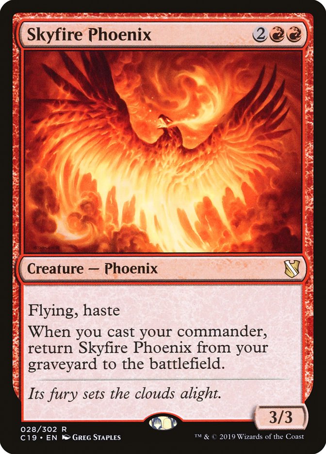 Skyfire Phoenix [Commander 2019] | Rock City Comics