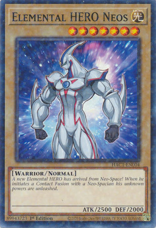 Elemental HERO Neos (Duel Terminal) [HAC1-EN004] Parallel Rare | Rock City Comics