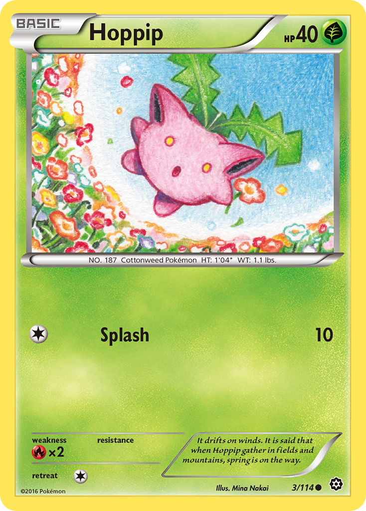 Hoppip (3/114) [XY: Steam Siege] | Rock City Comics