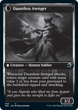 Bereaved Survivor // Dauntless Avenger [Innistrad: Double Feature] | Rock City Comics