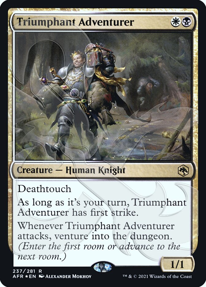 Triumphant Adventurer (Ampersand Promo) [Dungeons & Dragons: Adventures in the Forgotten Realms Promos] | Rock City Comics