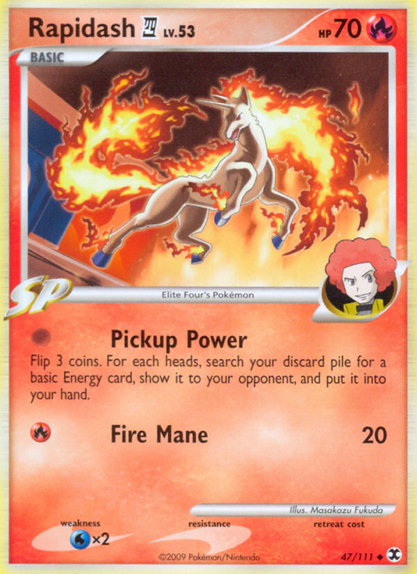 Rapidash (47/111) [Platinum: Rising Rivals] | Rock City Comics