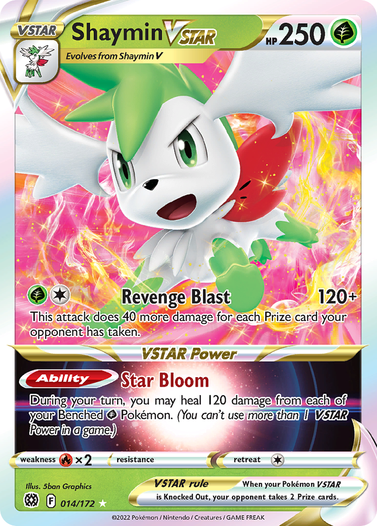 Shaymin VSTAR (014/172) (Jumbo Card) [Sword & Shield: Brilliant Stars] | Rock City Comics