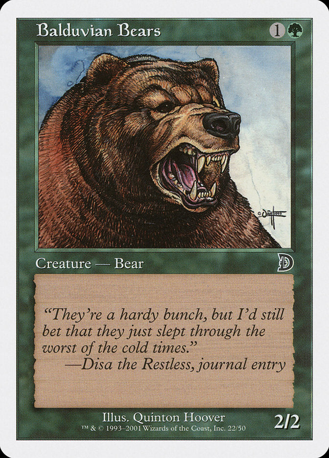 Balduvian Bears [Deckmasters] | Rock City Comics