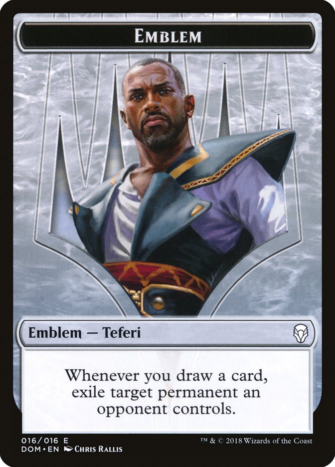 Teferi, Hero of Dominaria Emblem [Dominaria Tokens] | Rock City Comics