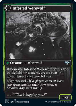 Infestation Expert // Infested Werewolf [Innistrad: Double Feature] | Rock City Comics