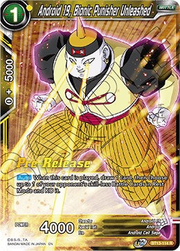 Android 19, Bionic Punisher Unleashed (BT13-114) [Supreme Rivalry Prerelease Promos] | Rock City Comics