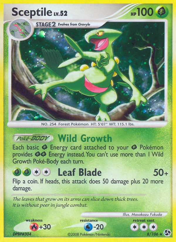 Sceptile (8/106) [Diamond & Pearl: Great Encounters] | Rock City Comics