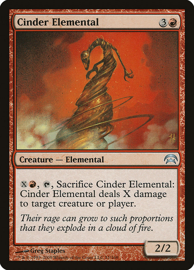 Cinder Elemental [Planechase] | Rock City Comics