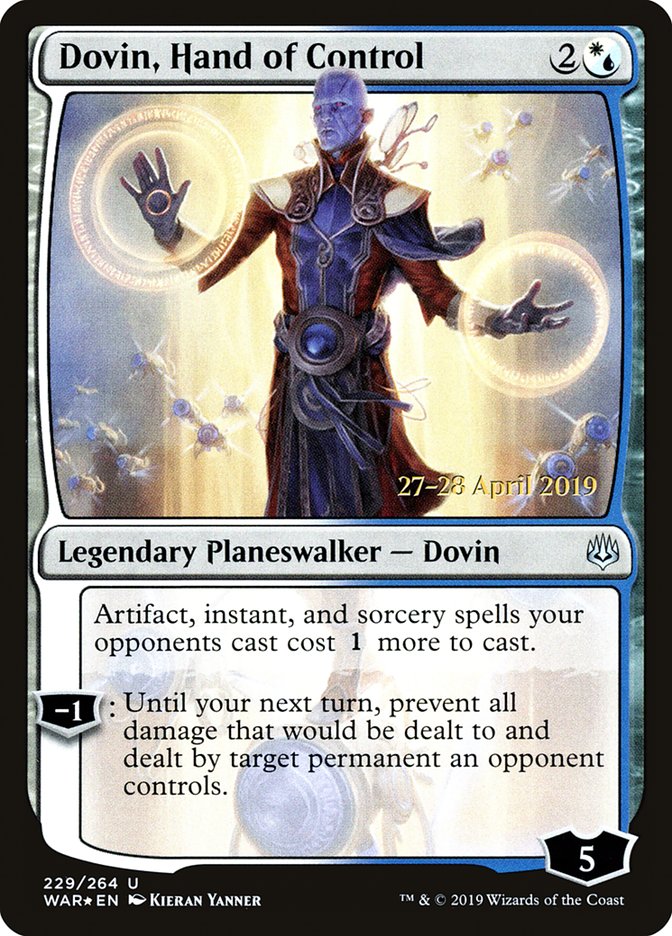 Dovin, Hand of Control  [War of the Spark Prerelease Promos] | Rock City Comics