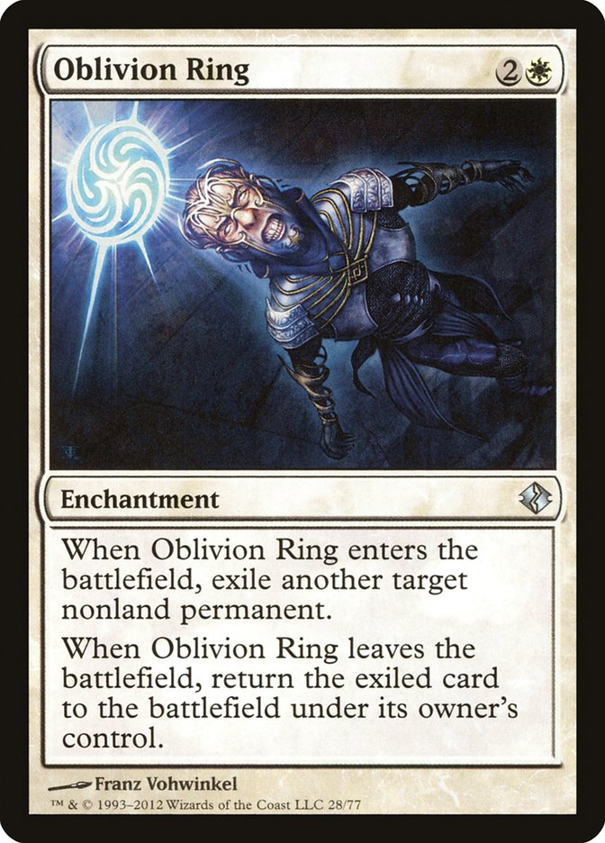 Oblivion Ring [Duel Decks: Venser vs. Koth] | Rock City Comics