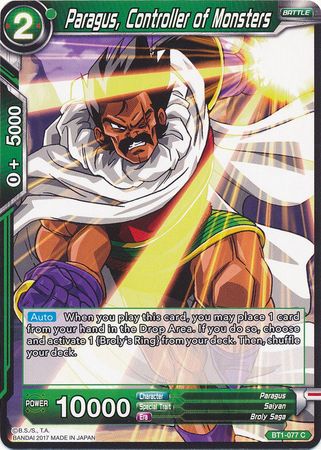 Paragus, Controller of Monsters [BT1-077] | Rock City Comics