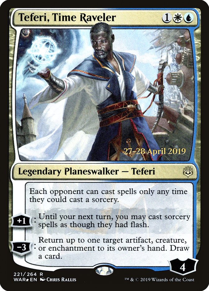 Teferi, Time Raveler  [War of the Spark Prerelease Promos] | Rock City Comics