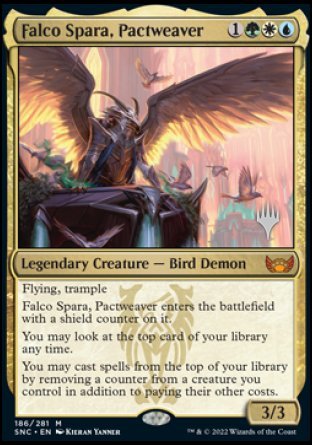 Falco Spara, Pactweaver (Promo Pack) [Streets of New Capenna Promos] | Rock City Comics