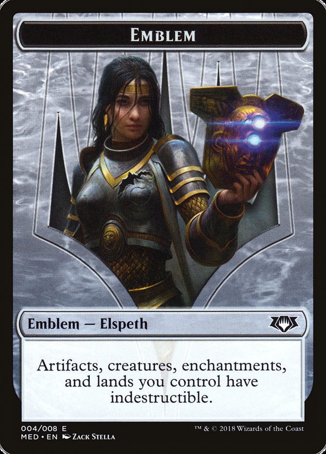 Elspeth, Knight-Errant Emblem [Mythic Edition Tokens] | Rock City Comics