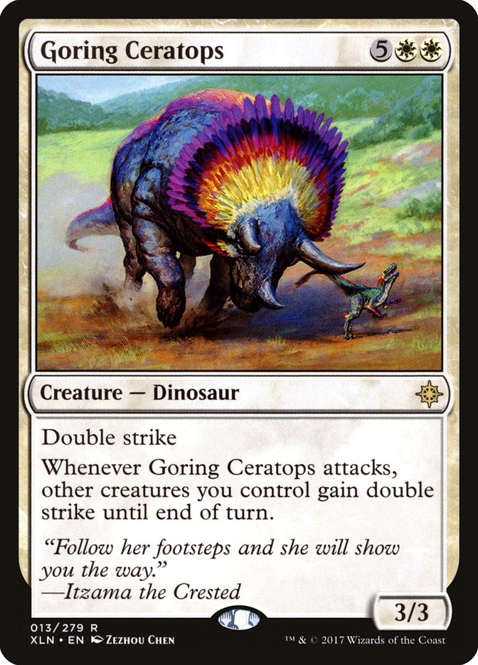 Goring Ceratops [Ixalan] | Rock City Comics