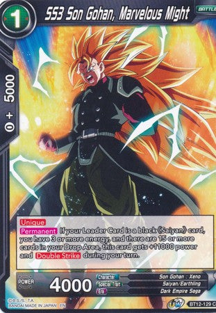 SS3 Son Gohan, Marvelous Might [BT12-129] | Rock City Comics