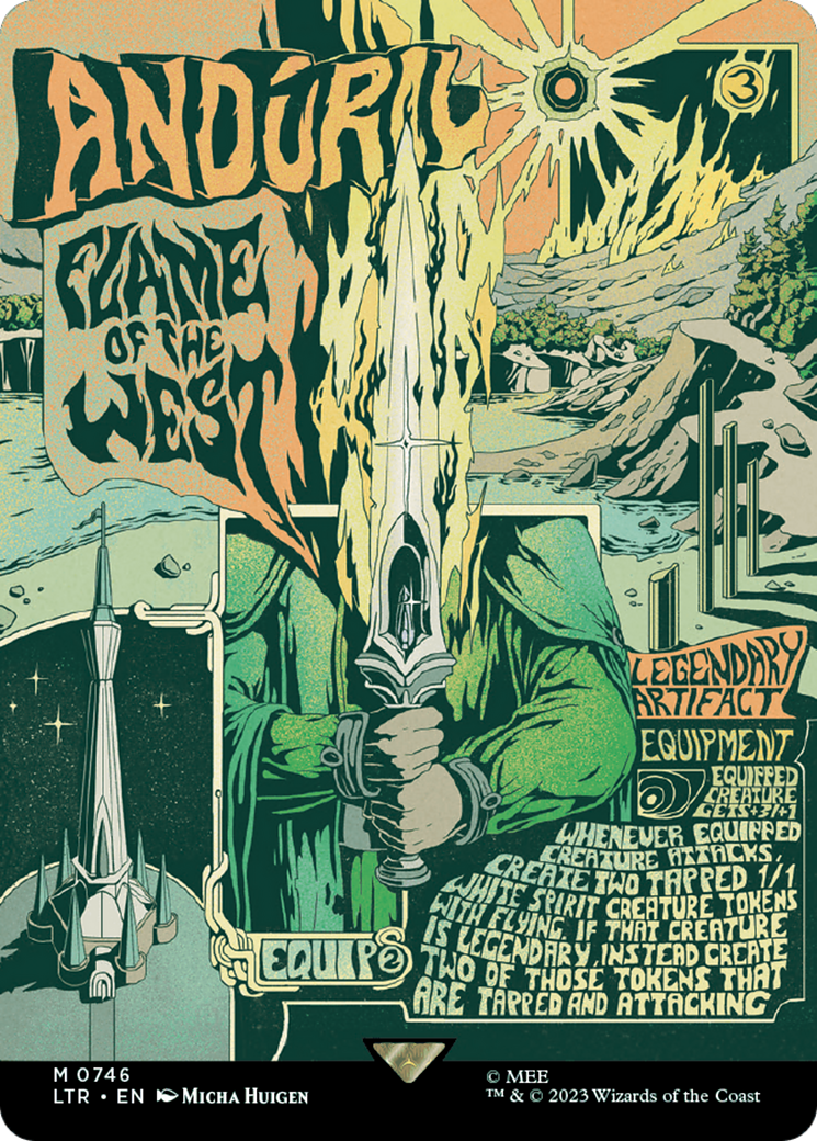 Anduril, Flame of the West (Borderless Poster) [The Lord of the Rings: Tales of Middle-Earth] | Rock City Comics