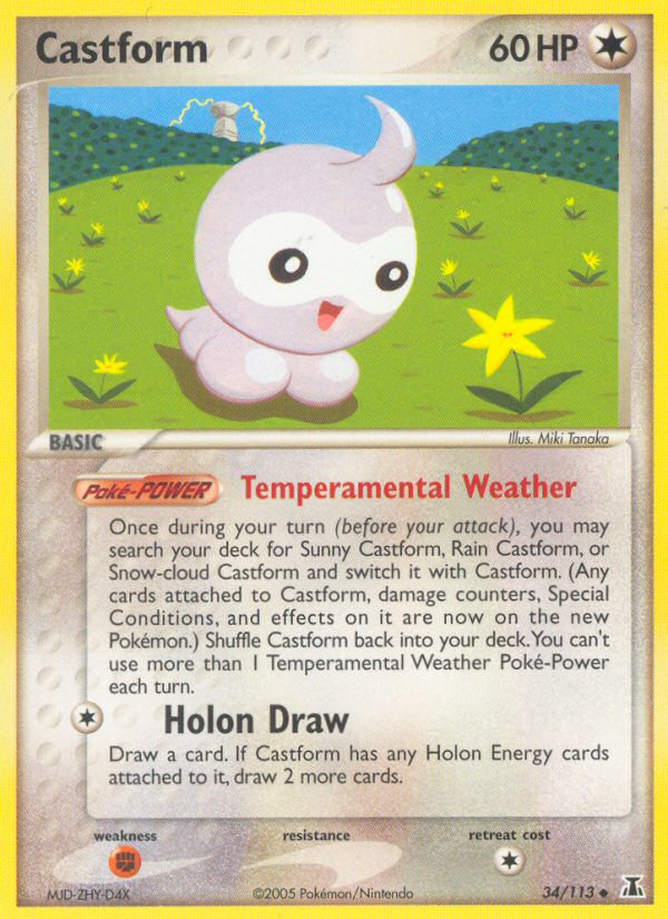 Castform (34/113) [EX: Delta Species] | Rock City Comics