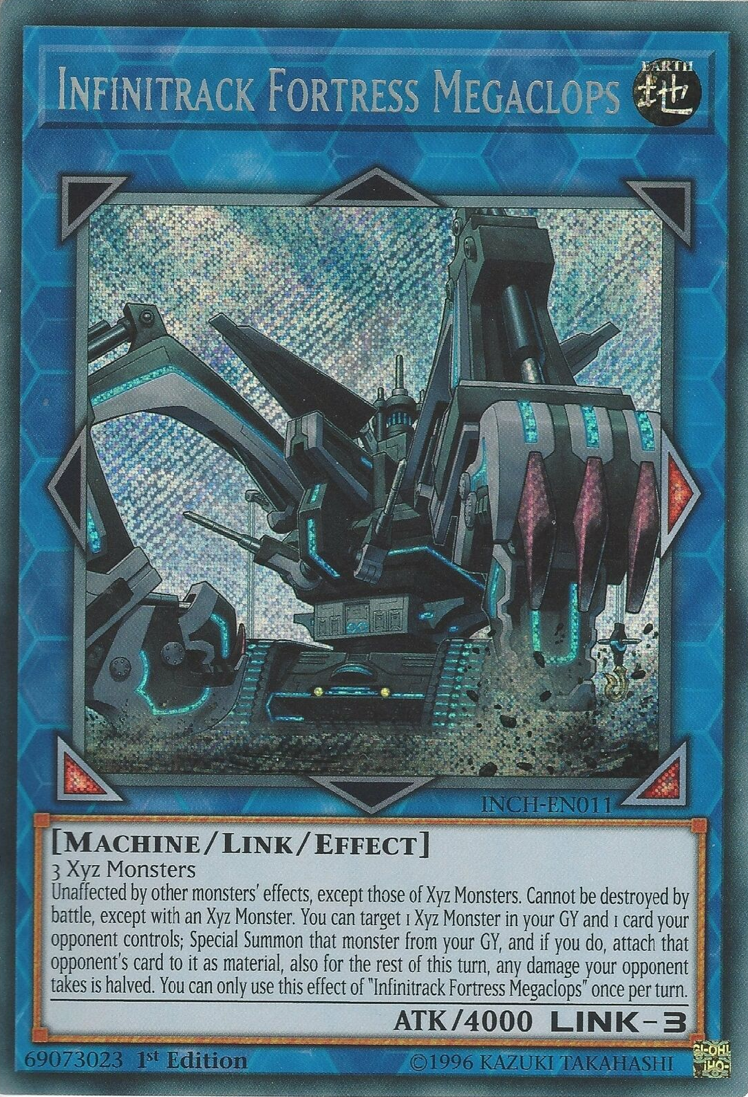 Infinitrack Fortress Megaclops [INCH-EN011] Secret Rare | Rock City Comics