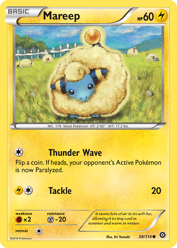 Mareep (38/114) [XY: Steam Siege] | Rock City Comics