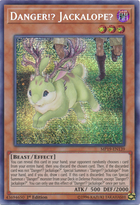 Danger!? Jackalope? [MP19-EN139] Prismatic Secret Rare | Rock City Comics