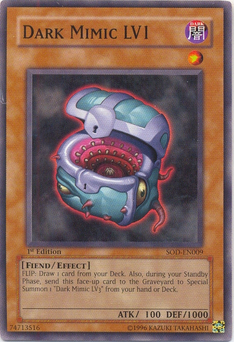 Dark Mimic LV1 [SOD-EN009] Common | Rock City Comics
