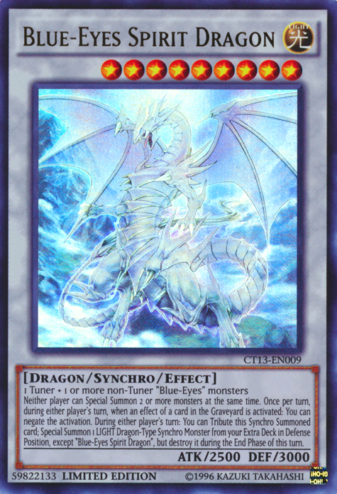 Blue-Eyes Spirit Dragon [CT13-EN009] Ultra Rare | Rock City Comics