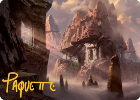 Mountain (277) Art Card (Gold-Stamped Signature) [Dungeons & Dragons: Adventures in the Forgotten Realms Art Series] | Rock City Comics