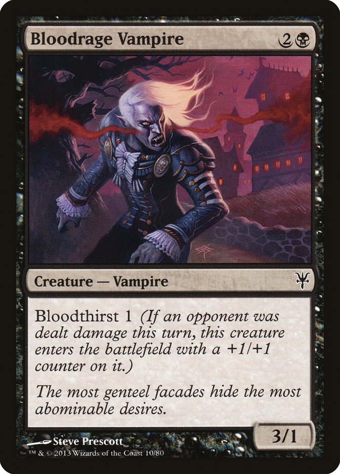 Bloodrage Vampire [Duel Decks: Sorin vs. Tibalt] | Rock City Comics