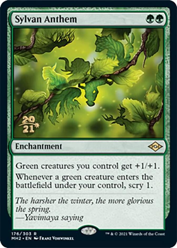 Sylvan Anthem [Modern Horizons 2 Prerelease Promos] | Rock City Comics