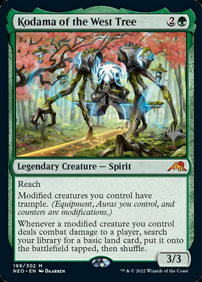 Kodama of the West Tree (Promo Pack) [Kamigawa: Neon Dynasty Promos] | Rock City Comics