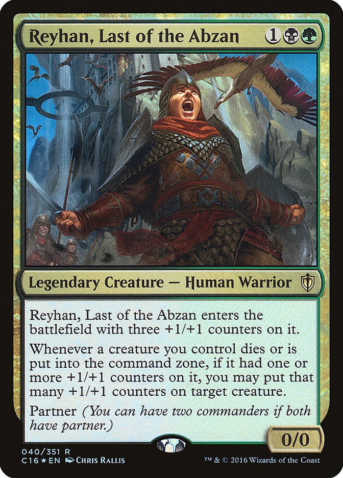 Reyhan, Last of the Abzan [Commander 2016] | Rock City Comics