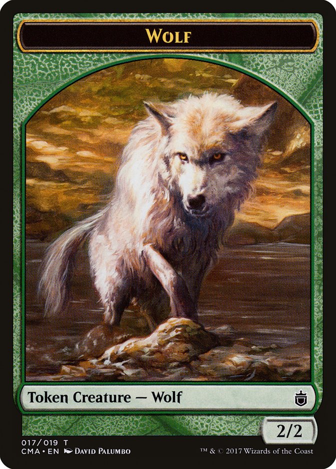 Wolf (017/019) [Commander Anthology Tokens] | Rock City Comics