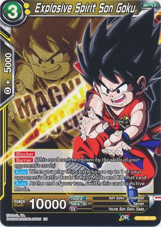 Explosive Spirit Son Goku [BT3-088] | Rock City Comics