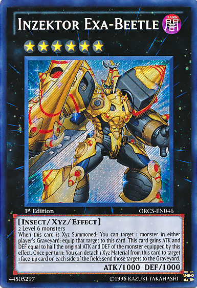 Inzektor Exa-Beetle [ORCS-EN046] Secret Rare | Rock City Comics