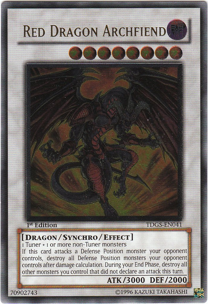 Red Dragon Archfiend [TDGS-EN041] Ultimate Rare | Rock City Comics