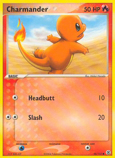 Charmander (58/112) [EX: FireRed & LeafGreen] | Rock City Comics