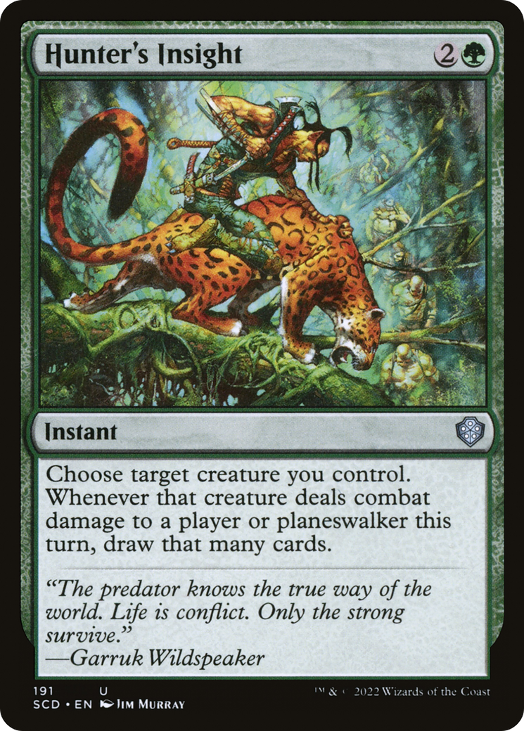 Hunter's Insight [Starter Commander Decks] | Rock City Comics