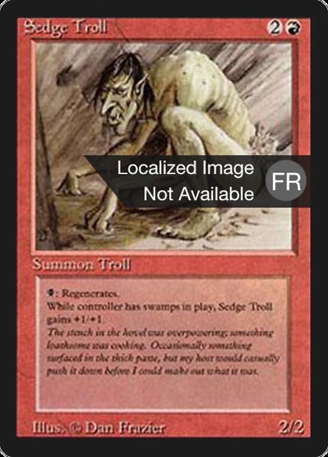 Sedge Troll [Foreign Black Border] | Rock City Comics