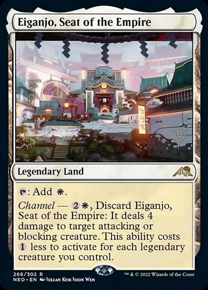 Eiganjo, Seat of the Empire (Promo Pack) [Kamigawa: Neon Dynasty Promos] | Rock City Comics