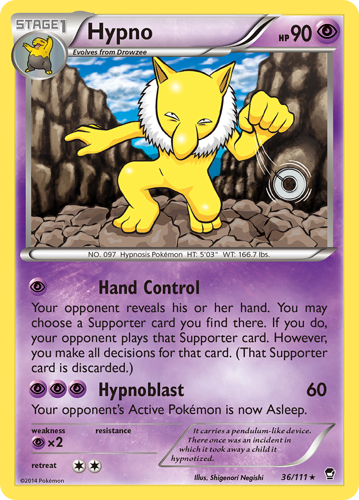 Hypno (36/111) [XY: Furious Fists] | Rock City Comics