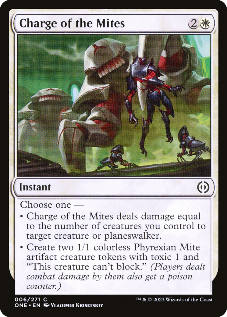 Charge of the Mites [Phyrexia: All Will Be One] | Rock City Comics