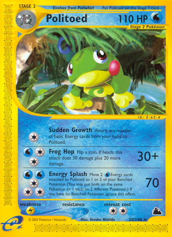 Politoed (25/144) [Skyridge] | Rock City Comics